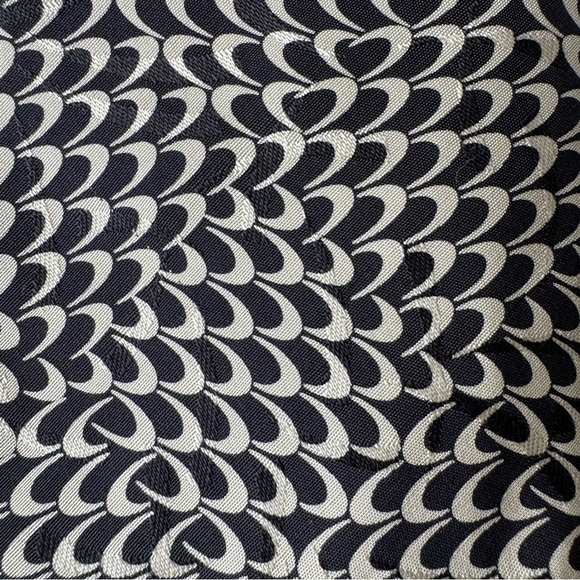 Polo Ralph Lauren Silk Tie Black and Off-White Geometric Print - Picture 7 of 7